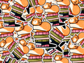Simba Loaf on Books Holographic Sticker