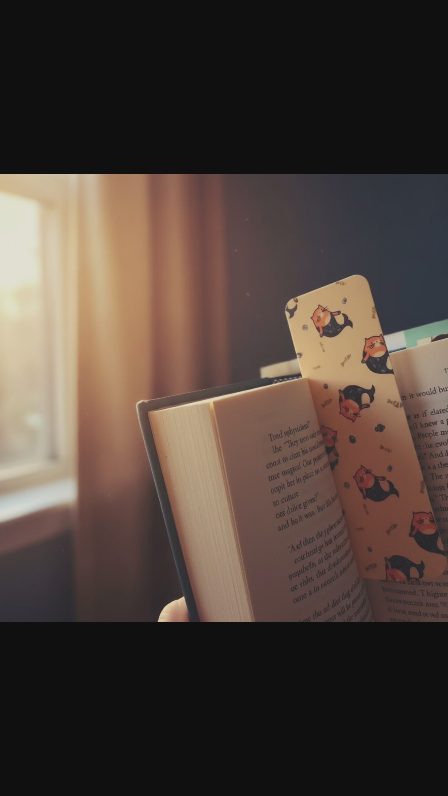 Simba Mermaid Bookmark – Laminated 2x6 Cat Bookmark